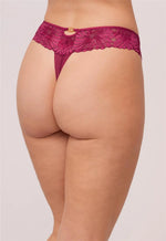 Load image into Gallery viewer, Montelle VIxen Thong in Dark Cherry
