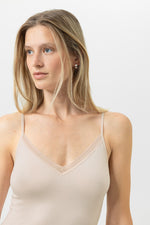Load image into Gallery viewer, Modal Lace Spaghetti Top by Mey
