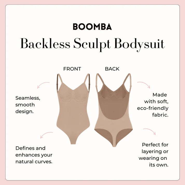 Boomba Backless Sculpt Bodysuit
