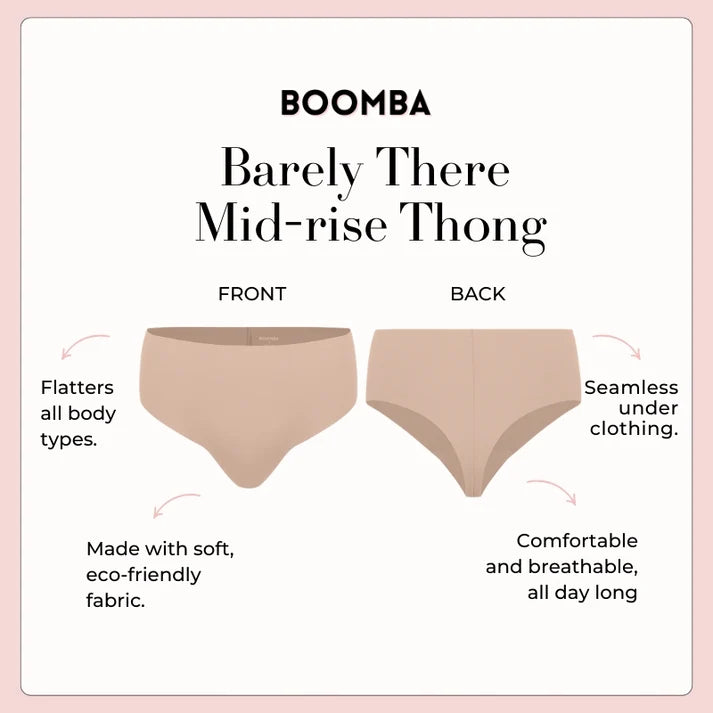 Boomba Barely There Mid-rise Thong