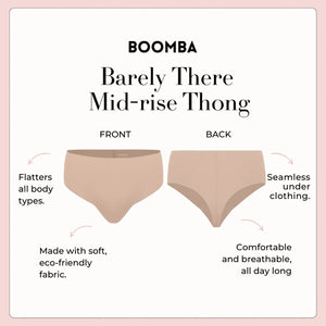 Boomba Barely There Mid-rise Thong