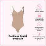 Load image into Gallery viewer, Boomba Backless Sculpt Bodysuit
