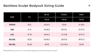 Boomba Backless Sculpt Bodysuit