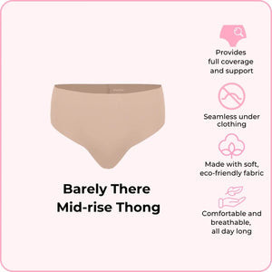 Boomba Barely There Mid-rise Thong