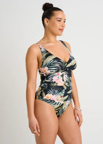 Load image into Gallery viewer, Front Twist Tankini - Coastal Heaven
