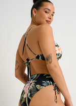 Load image into Gallery viewer, Retro Waist Bottom with Shirred Side - Coastal Heaven
