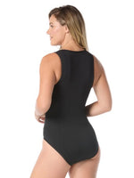 Load image into Gallery viewer, Gabar High Neck Zipper One Piece Swimsuit
