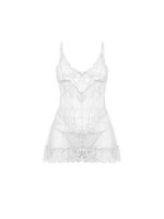 Load image into Gallery viewer, Valentine Lacey Babydoll Set
