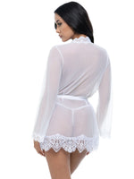 Load image into Gallery viewer, Provence Short Sheer Robe Set
