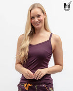 Load image into Gallery viewer, Wild Slumber Lace Trim Jersey Hidden Support Cami
