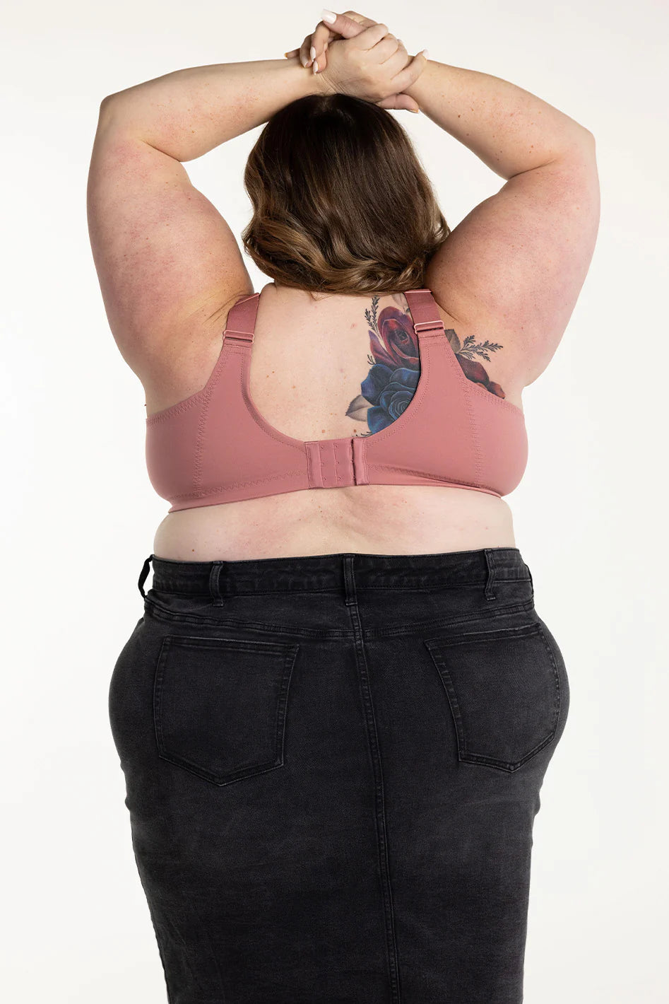 Ginger Wireless Smooth Lace Full Coverage Bra by Understance