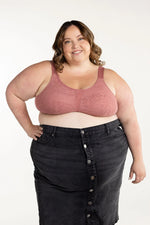 Load image into Gallery viewer, Ginger Wireless Smooth Lace Full Coverage Bra by Understance
