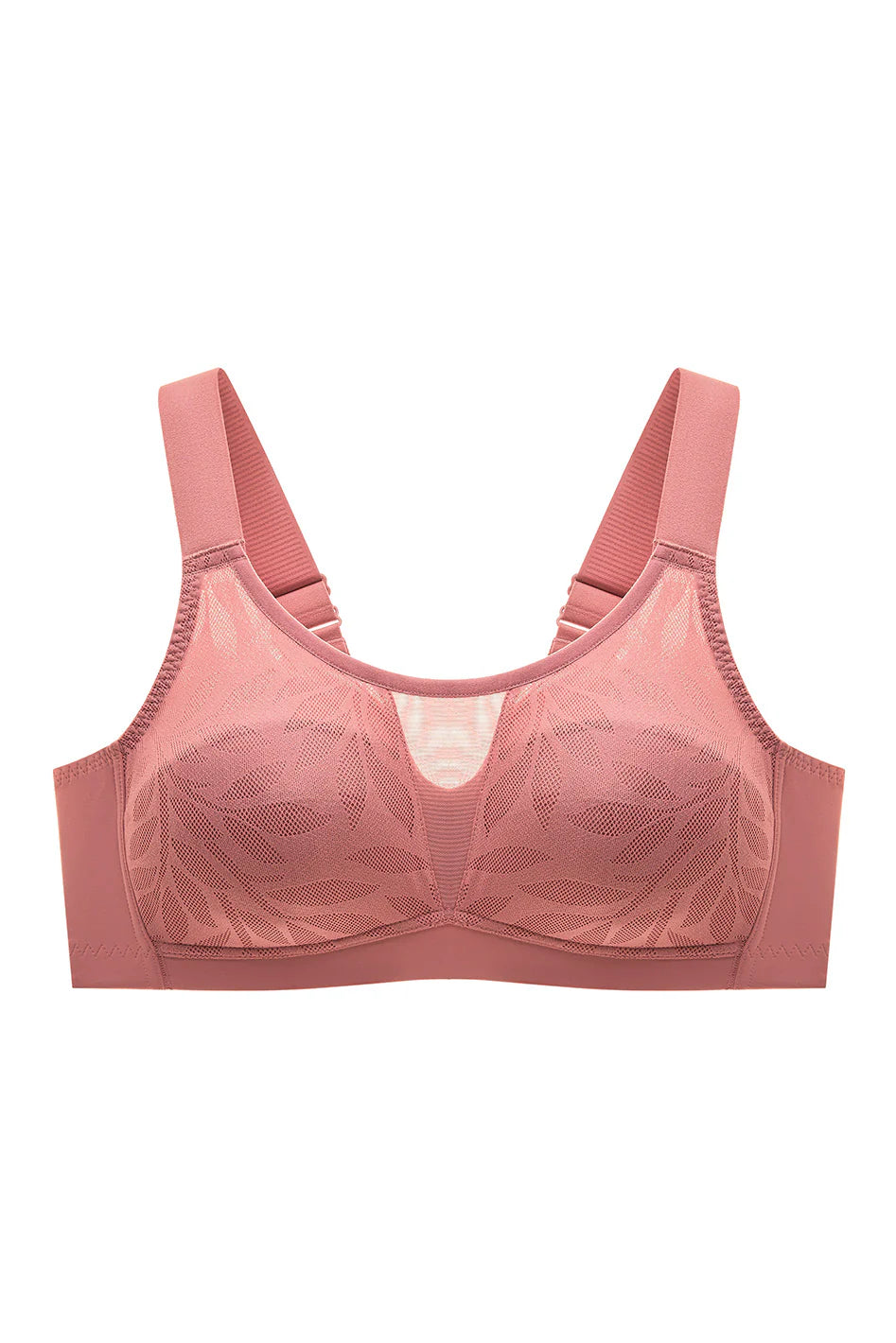 Ginger Wireless Smooth Lace Full Coverage Bra by Understance