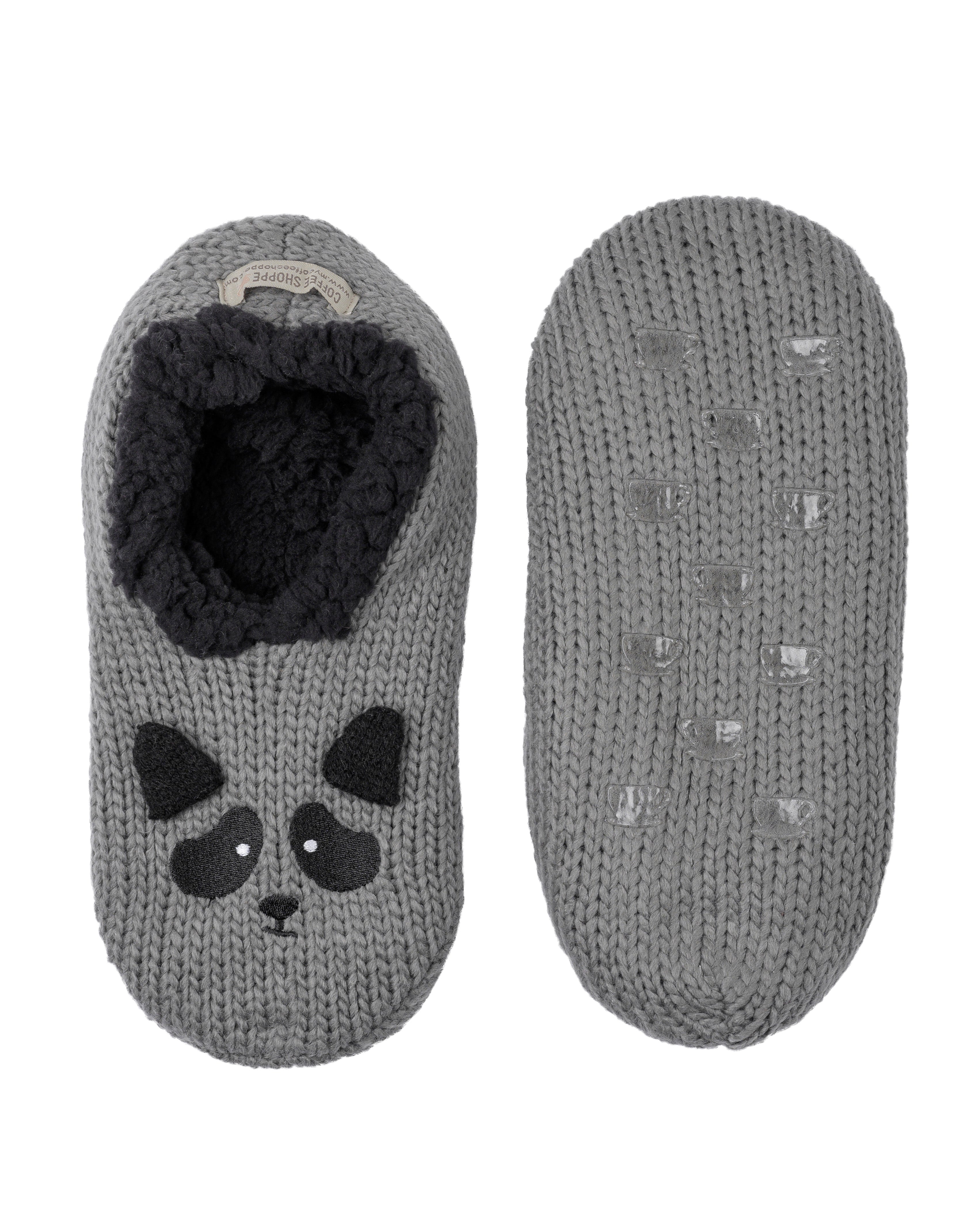 Raccoon Critter Slippers