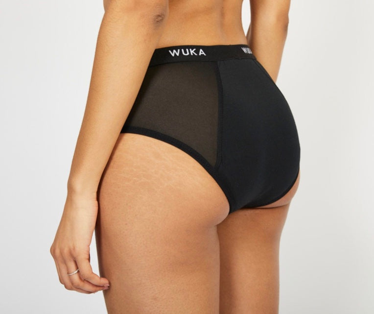 Women's Thinx For All Period High Waisted Underwear Black M