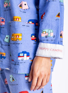 PJ Salvage Flannels - Happy Camper
